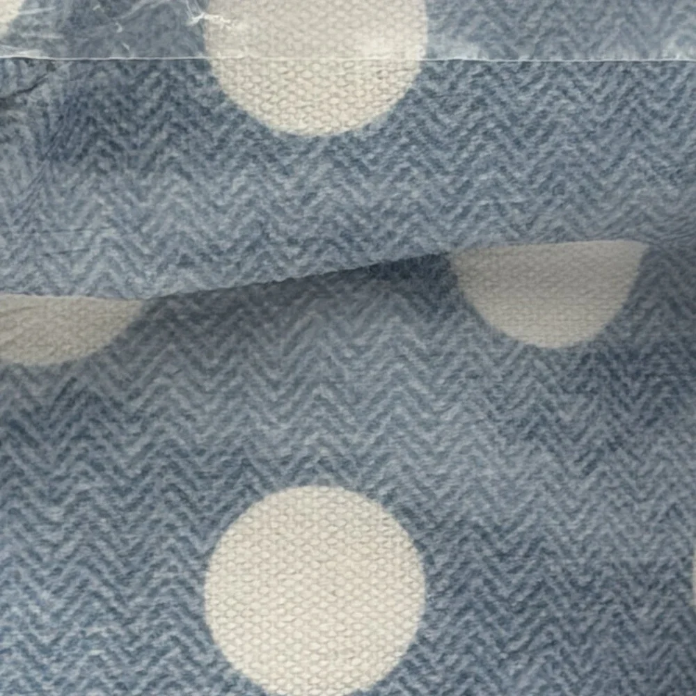 Steel Mill & Co Storage Bin Set of 3 Blue Polka Dot‎